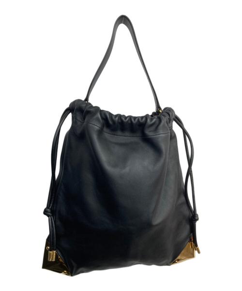 sacai（サカイ）sacai (サカイ) corner metal drawstring bag ブラックの古着・服飾アイテム