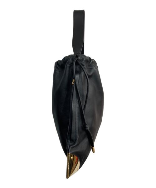 sacai（サカイ）sacai (サカイ) corner metal drawstring bag ブラックの古着・服飾アイテム