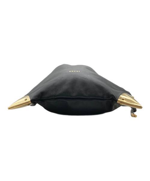 sacai（サカイ）sacai (サカイ) corner metal drawstring bag ブラックの古着・服飾アイテム