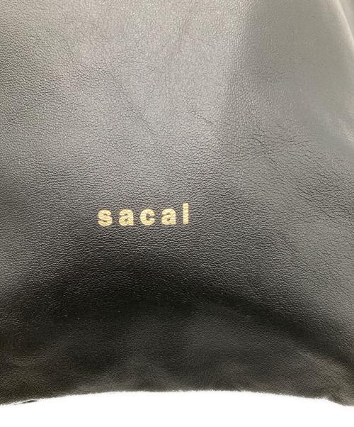 sacai（サカイ）sacai (サカイ) corner metal drawstring bag ブラックの古着・服飾アイテム