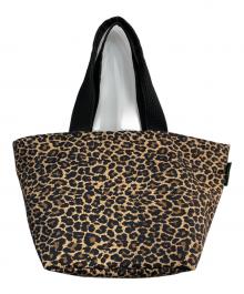 Herve Chapelier（エルベシャプリエ）の古着「ヒョウ柄ナイロン舟型トートM」｜パンサー