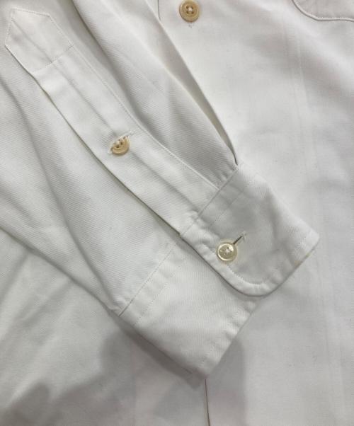 POLO RALPH LAUREN（ポロ・ラルフローレン）POLO RALPH LAUREN (ポロ・ラルフローレン) オープンカラーレーヨンシャツ ホワイト サイズ:Lの古着・服飾アイテム