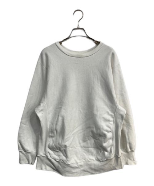 Champion（チャンピオン）Champion (チャンピオン) リバースウィーブスウェット  トリコタグ 完全目無し USA製 ホワイト サイズ:Lの古着・服飾アイテム