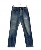 Ron Hermanロンハーマン）の古着「リペア加工デニムパンツ」｜インディゴ