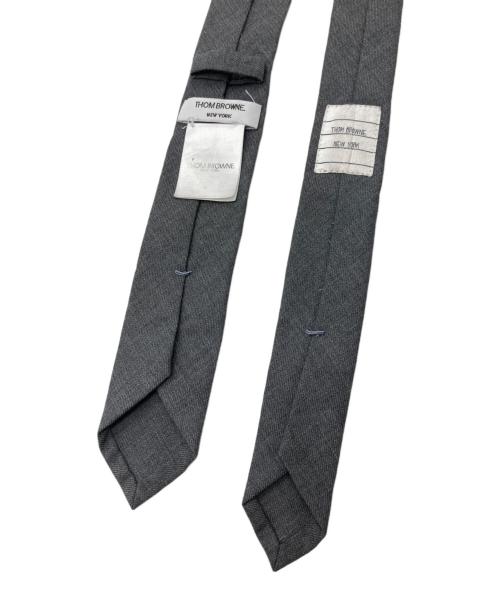 Thom Browne（トムブラウン）Thom Browne (トムブラウン) ウールネクタイ グレー サイズ:-の古着・服飾アイテム