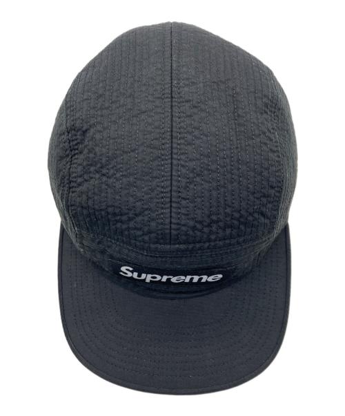 SUPREME（シュプリーム）SUPREME (シュプリーム) Raised Logo Patch Camp Cap　 17SS ブラックの古着・服飾アイテム