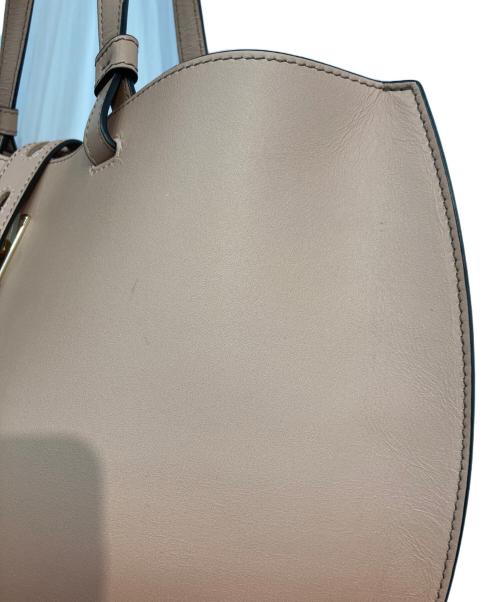 FURLA（フルラ）FURLA (フルラ) ウニカトートバッグ　WB00946 レッド×ベージュ サイズ:-の古着・服飾アイテム