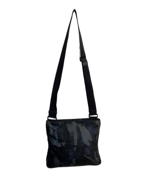 PRADA（プラダ）PRADA (プラダ) カモフラナイロンショルダーバッグ ネイビーの古着・服飾アイテム