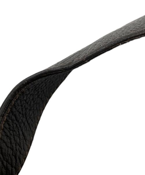 GUCCI（グッチ）GUCCI (グッチ) レザーショルダーバッグ ブラウンの古着・服飾アイテム