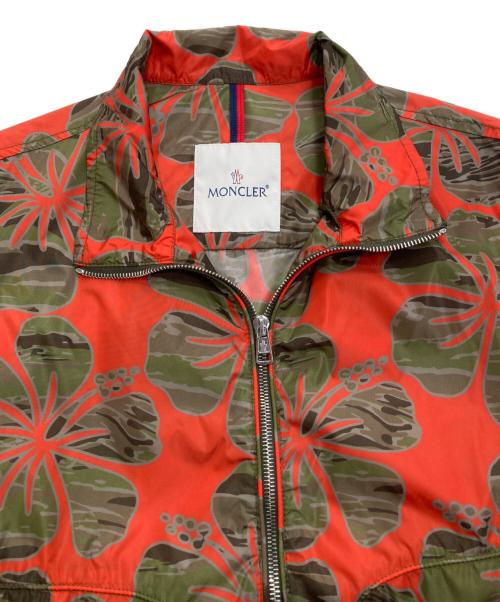 MONCLER（モンクレール）MONCLER (モンクレール) RENOIR ナイロンブルゾン　510914161105 オレンジ×カーキ サイズ:3の古着・服飾アイテム