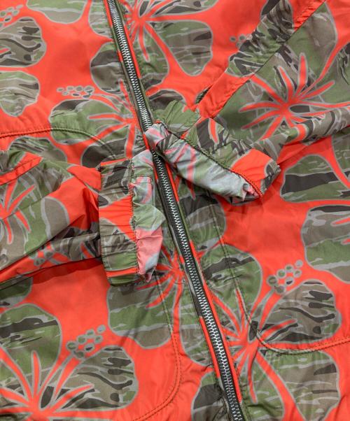 MONCLER（モンクレール）MONCLER (モンクレール) RENOIR ナイロンブルゾン　510914161105 オレンジ×カーキ サイズ:3の古着・服飾アイテム