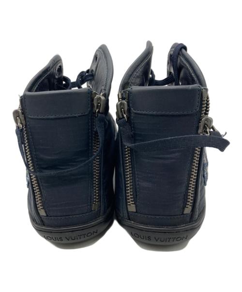 LOUIS VUITTON（ルイ ヴィトン）LOUIS VUITTON (ルイ ヴィトン) ガストンV ハイカットスニーカー ネイビー サイズ:7の古着・服飾アイテム