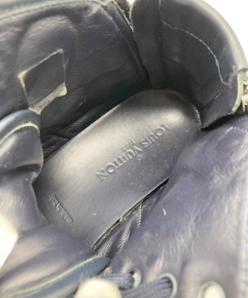 LOUIS VUITTON（ルイ ヴィトン）LOUIS VUITTON (ルイ ヴィトン) ガストンV ハイカットスニーカー ネイビー サイズ:7の古着・服飾アイテム