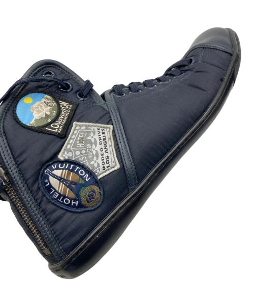 LOUIS VUITTON（ルイ ヴィトン）LOUIS VUITTON (ルイ ヴィトン) ガストンV ハイカットスニーカー ネイビー サイズ:7の古着・服飾アイテム