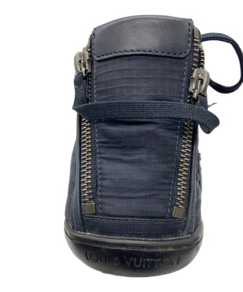 LOUIS VUITTON（ルイ ヴィトン）LOUIS VUITTON (ルイ ヴィトン) ガストンV ハイカットスニーカー ネイビー サイズ:7の古着・服飾アイテム