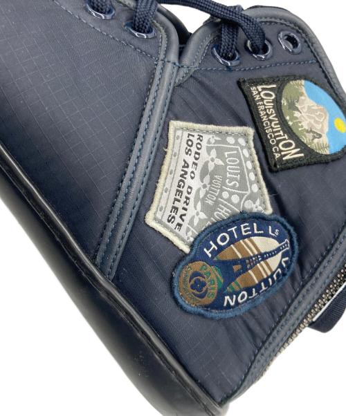 LOUIS VUITTON（ルイ ヴィトン）LOUIS VUITTON (ルイ ヴィトン) ガストンV ハイカットスニーカー ネイビー サイズ:7の古着・服飾アイテム