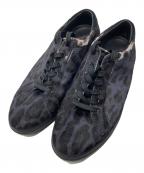 DOLCE & GABBANAドルチェ＆ガッバーナ）の古着「ハラコレオパードローカットスニーカー」｜パープル