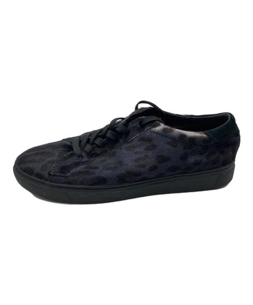 DOLCE & GABBANA（ドルチェ＆ガッバーナ）DOLCE & GABBANA (ドルチェ＆ガッバーナ) ハラコレオパードローカットスニーカー パープル サイズ:6の古着・服飾アイテム