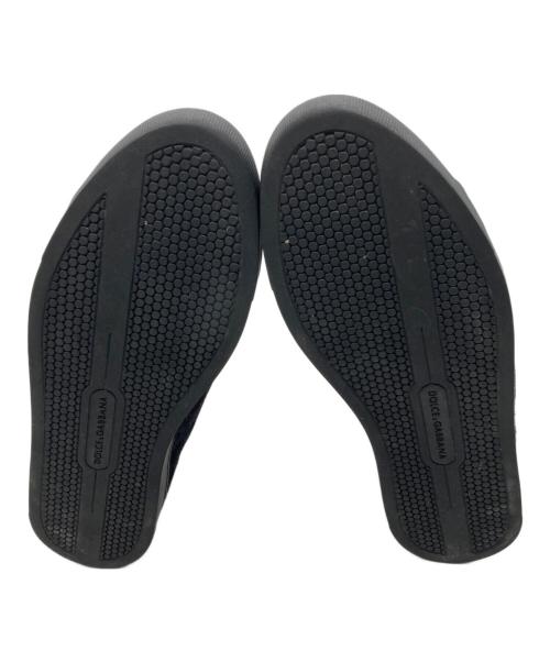 DOLCE & GABBANA（ドルチェ＆ガッバーナ）DOLCE & GABBANA (ドルチェ＆ガッバーナ) ハラコレオパードローカットスニーカー パープル サイズ:6の古着・服飾アイテム
