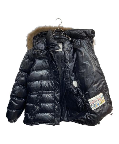 MONCLER（モンクレール）MONCLER (モンクレール) ROD ファー付きダウンジャケット　44502/96/68950 ブラック サイズ:3の古着・服飾アイテム