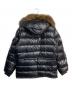 MONCLER (モンクレール) ROD ファー付きダウンジャケット　44502/96/68950 ブラック サイズ:3：60000円