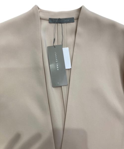 theory luxe（セオリーリュクス）theory luxe (セオリーリュクス) LIVE2 ウォッシャブルノーカラージャケット ベージュ サイズ:40 未使用品の古着・服飾アイテム