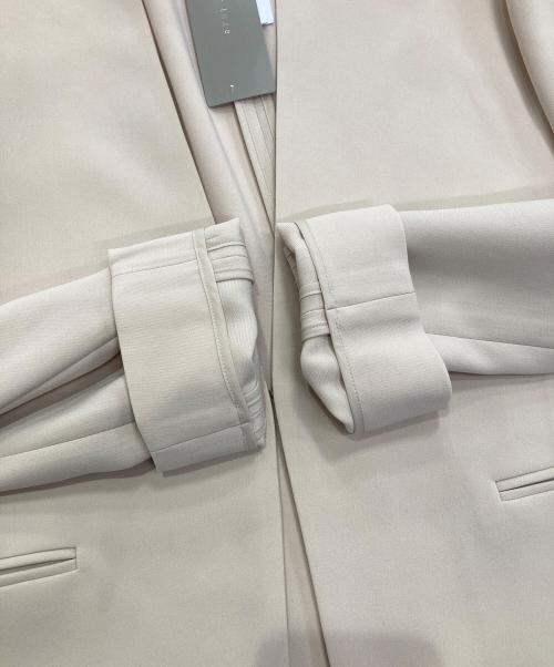 theory luxe（セオリーリュクス）theory luxe (セオリーリュクス) LIVE2 ウォッシャブルノーカラージャケット ベージュ サイズ:40 未使用品の古着・服飾アイテム