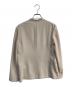 theory luxe (セオリーリュクス) LIVE2 ウォッシャブルノーカラージャケット ベージュ サイズ:40 未使用品：17000円