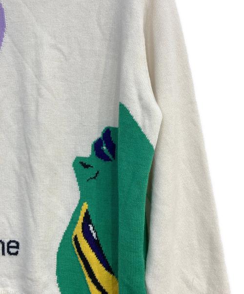 SUPREME（シュプリーム）Supreme (シュプリーム) Faces Sweater ホワイト サイズ:Mの古着・服飾アイテム