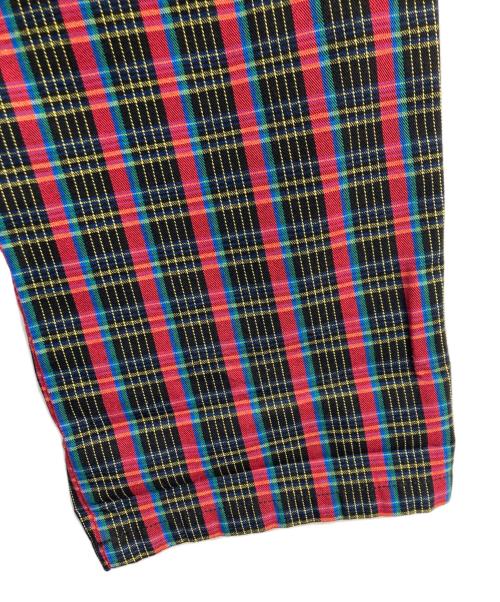 SUPREME（シュプリーム）Supreme (シュプリーム) Work Pant T/C  Red Plaid ブラック×レッド サイズ:32の古着・服飾アイテム