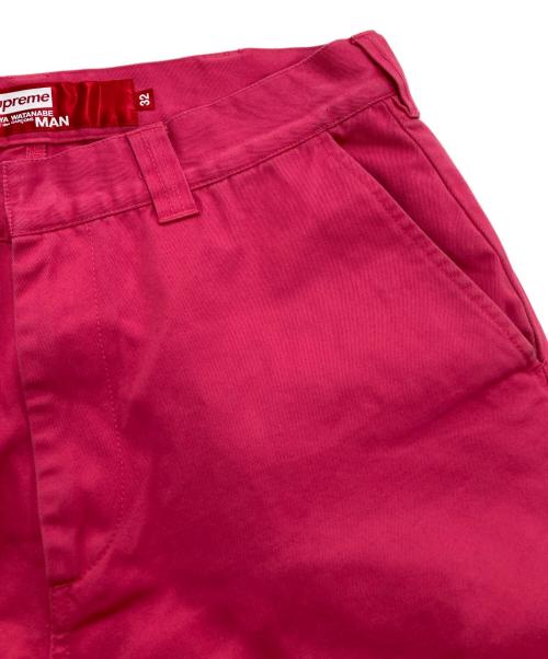 SUPREME（シュプリーム）Supreme (シュプリーム) COMME des GARCONS JUNYA WATANABE MAN (コムデギャルソンジュンヤワタナベマン) Printed Work Pant　21AW ピンク サイズ:32の古着・服飾アイテム
