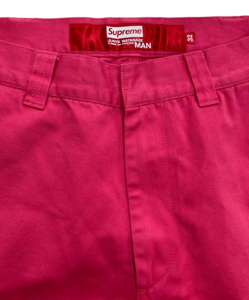 SUPREME（シュプリーム）Supreme (シュプリーム) COMME des GARCONS JUNYA WATANABE MAN (コムデギャルソンジュンヤワタナベマン) Printed Work Pant　21AW ピンク サイズ:32の古着・服飾アイテム