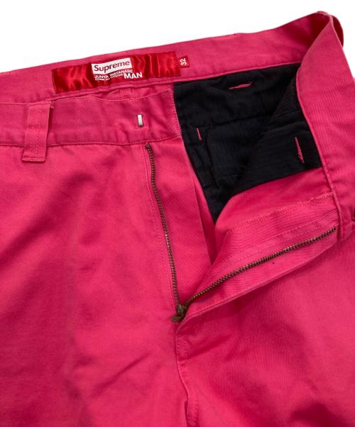 SUPREME（シュプリーム）Supreme (シュプリーム) COMME des GARCONS JUNYA WATANABE MAN (コムデギャルソンジュンヤワタナベマン) Printed Work Pant　21AW ピンク サイズ:32の古着・服飾アイテム