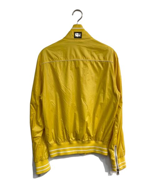 DOLCE & GABBANA（ドルチェ＆ガッバーナ）DOLCE & GABBANA (ドルチェ＆ガッバーナ) ロゴプレートジップアップジャケット　G9F12T/FUMM5 イエロー サイズ:48の古着・服飾アイテム