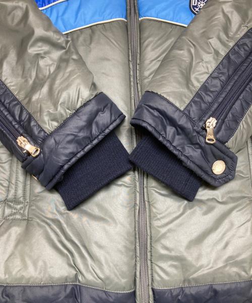 D&G（ディーアンドジー）D&G (ディーアンドジー) 中綿ジャケット グレー×ブルー サイズ:48の古着・服飾アイテム