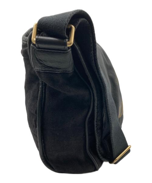DOLCE & GABBANA（ドルチェ＆ガッバーナ）DOLCE & GABBANA (ドルチェ＆ガッバーナ) BOXE フラップショルダーバッグ ブラックの古着・服飾アイテム