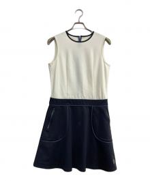 LANVIN SPORT（ランバン スポーツ）の古着「ゴルフウェアノースリーブワンピース」｜ホワイト