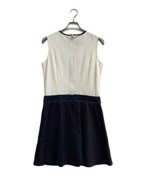 LANVIN SPORT（ランバン スポーツ）LANVIN SPORT (ランバン スポーツ) ゴルフウェアノースリーブワンピース ホワイト サイズ:38 未使用品の古着・服飾アイテム