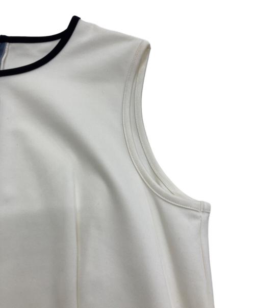 LANVIN SPORT（ランバン スポーツ）LANVIN SPORT (ランバン スポーツ) ゴルフウェアノースリーブワンピース ホワイト サイズ:38 未使用品の古着・服飾アイテム