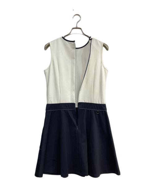 LANVIN SPORT（ランバン スポーツ）LANVIN SPORT (ランバン スポーツ) ゴルフウェアノースリーブワンピース ホワイト サイズ:38 未使用品の古着・服飾アイテム