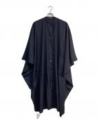 mizuiro-indミズイロインド）の古着「ポンチョライクワンピース」｜ネイビー