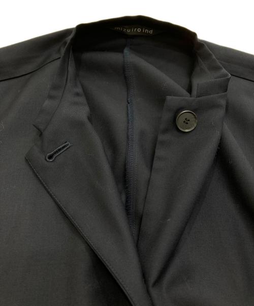 mizuiro-ind（ミズイロインド）mizuiro-ind (ミズイロインド) ポンチョライクワンピース ネイビー サイズ:Freeの古着・服飾アイテム