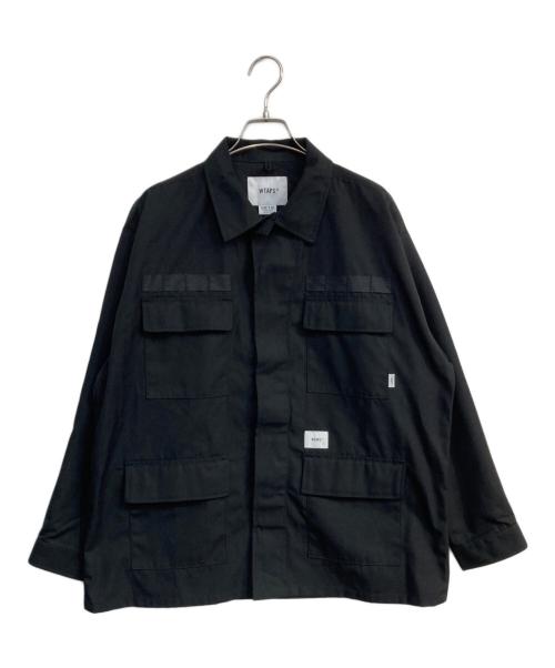 WTAPS（ダブルタップス）WTAPS (ダブルタップス) JMOD 02/LS/CTPL.TWILL.PROTECT ブラック サイズ:02の古着・服飾アイテム