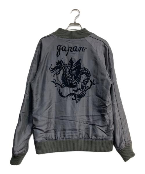 FULLCOUNT（フルカウント）FULLCOUNT (フルカウント) リバーシブルスカジャン グレー×ブラック サイズ:38の古着・服飾アイテム