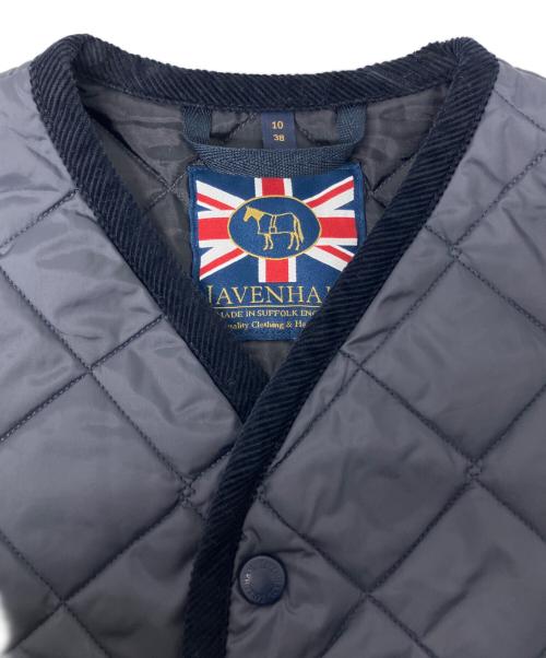LAVENHAM（ラベンハム）LAVENHAM (ラベンハム) Thornham Womens 22 ネイビー サイズ:38の古着・服飾アイテム