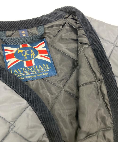 LAVENHAM（ラベンハム）LAVENHAM (ラベンハム) Thornham Womens 22 ネイビー サイズ:38の古着・服飾アイテム