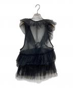 PRANK PROJECTプランクプロジェクト）の古着「Frill Tulle Vest　31232315202」｜グレー