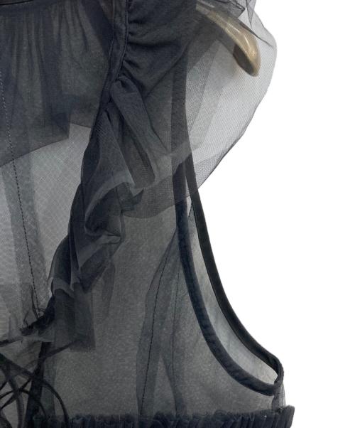 PRANK PROJECT（プランクプロジェクト）PRANK PROJECT (プランクプロジェクト) Frill Tulle Vest　31232315202 グレー サイズ:Freeの古着・服飾アイテム