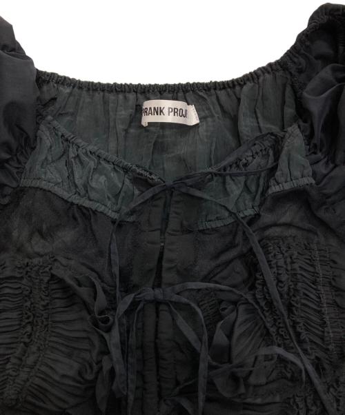 PRANK PROJECT（プランクプロジェクト）PRANK PROJECT (プランクプロジェクト) Shirring Puff Sleeve Top　31241315206 ブラック サイズ:Freeの古着・服飾アイテム