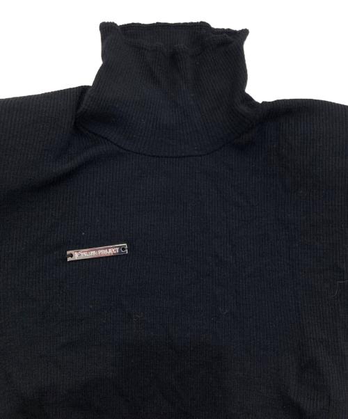 PRANK PROJECT（プランクプロジェクト）PRANK PROJECT (プランクプロジェクト) Ribbed Turtleneck ブラック サイズ:Freeの古着・服飾アイテム